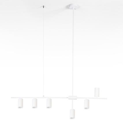 Brilagi - CRANE rippvalgusti kaabliga 6xGU10/30W/230V, valge