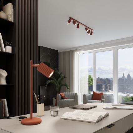 Brilagi - CRESTO kaabliga ripatslaelamp 1xGU10/10W/230V punane