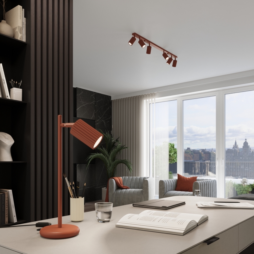 Brilagi - CRESTO kaabliga ripatslaelamp 1xGU10/10W/230V punane