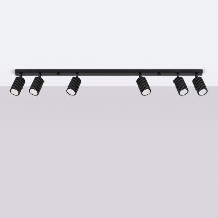 Brilagi - CRESTO LED suunatav laevalgusti 6xGU10/10W/230V must