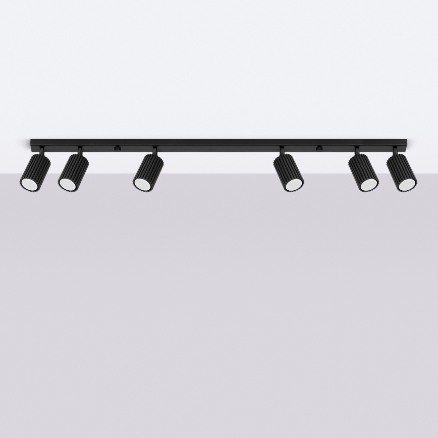 Brilagi - CRESTO LED suunatav laevalgusti 6xGU10/10W/230V must