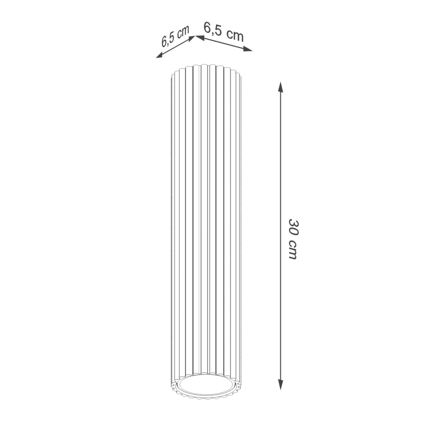 Brilagi - CRESTO spottvalgusti 1xGU10/10W/230V 30 cm kuldne