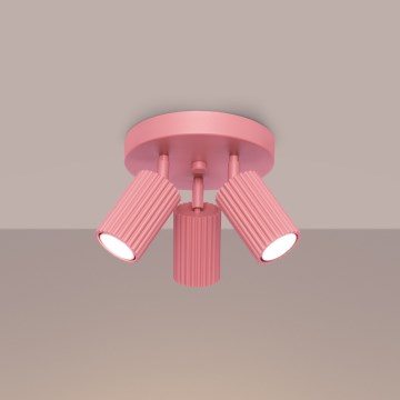 Brilagi - CRESTO suunavalgusti 3xGU10/10W/230V roosa