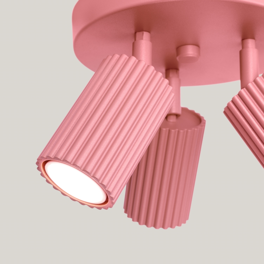 Brilagi - CRESTO suunavalgusti 3xGU10/10W/230V roosa