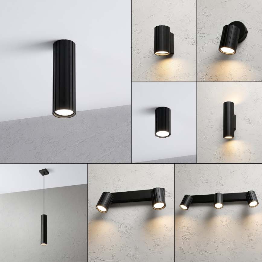 Brilagi - CRISPINA suunavalgusti 1xGU10/10W/230V, 20 cm, must