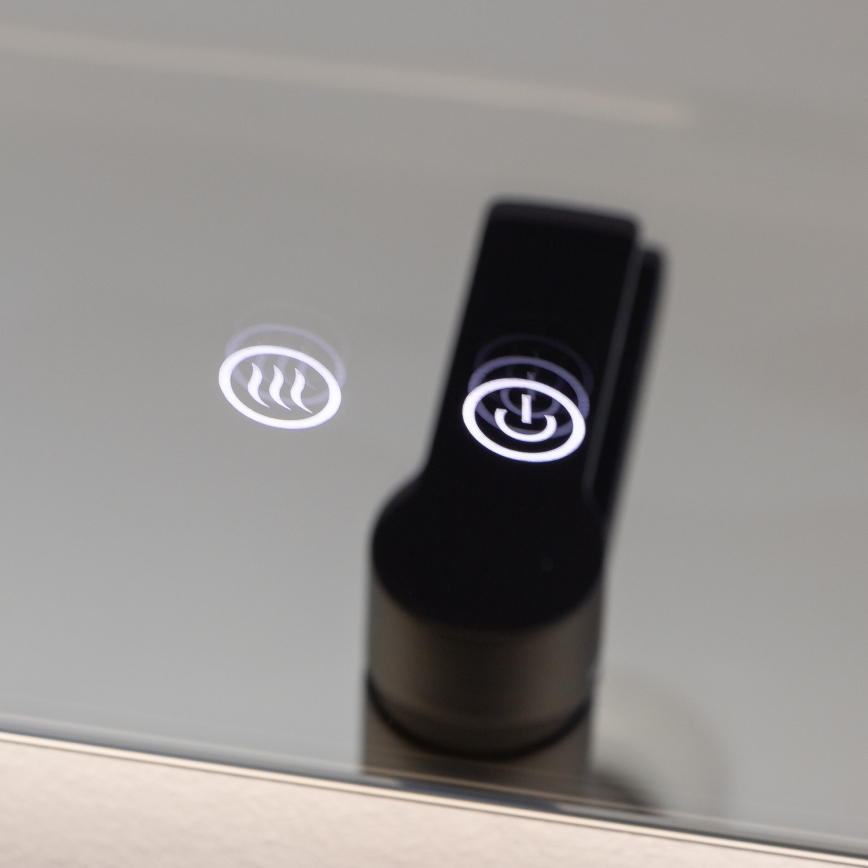 Brilagi - DIANA LED-vannitoa soojendusega peegel, 17 W, 230 V, 60x60 cm, IP44, CRI 90, hämardatav + CCT