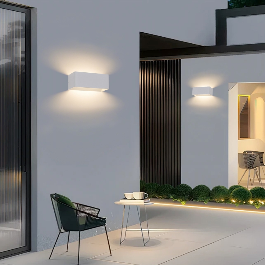 Brilagi - DONNANI LED-välisseinavalgusti/7W/230V, 20 cm, valge, IP44
