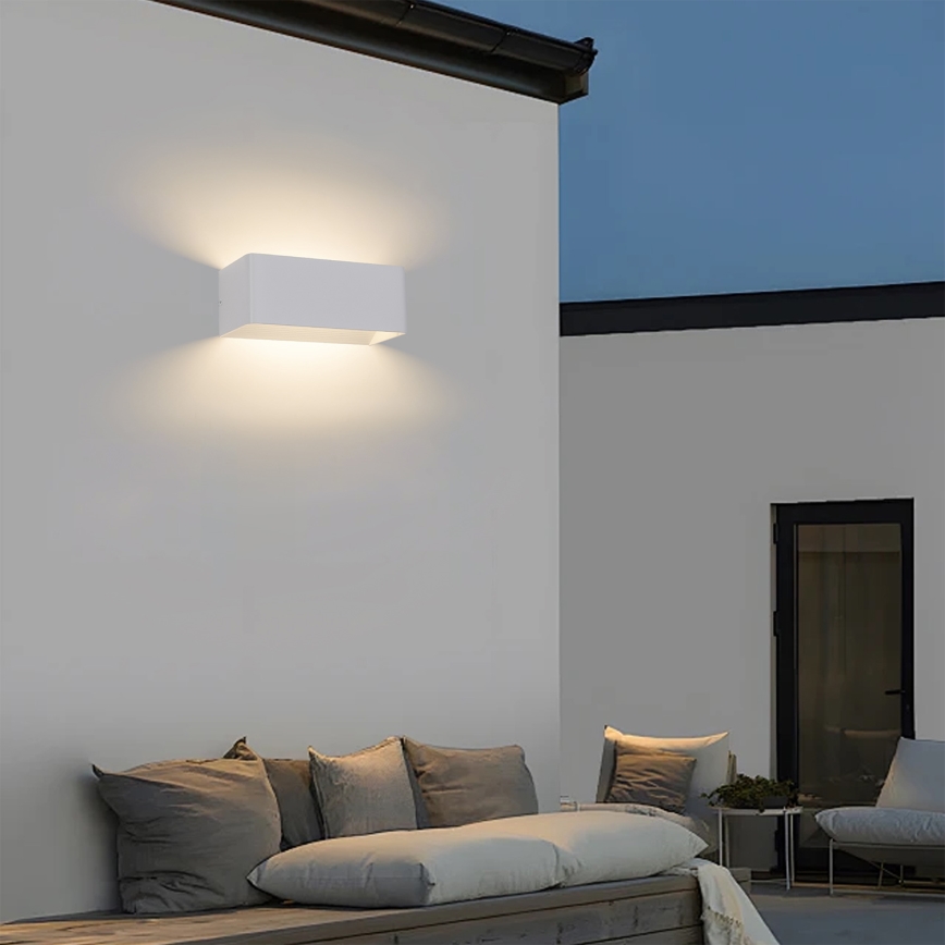 Brilagi - DONNANI LED-välisseinavalgusti/7W/230V, 20 cm, valge, IP44