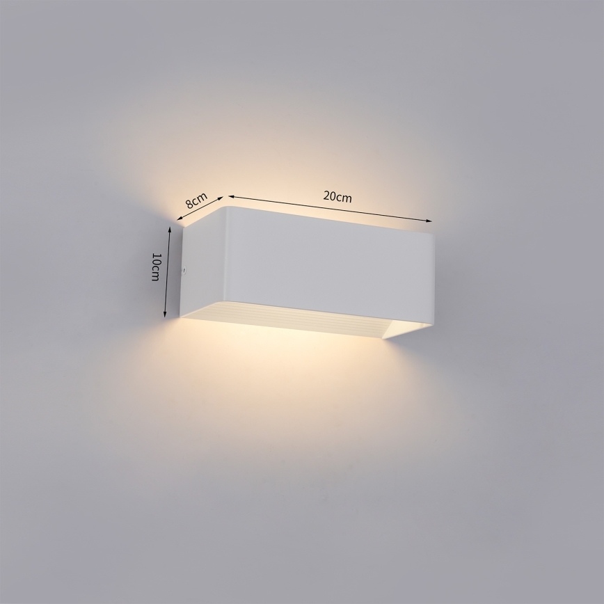 Brilagi - DONNANI LED-välisseinavalgusti/7W/230V, 20 cm, valge, IP44