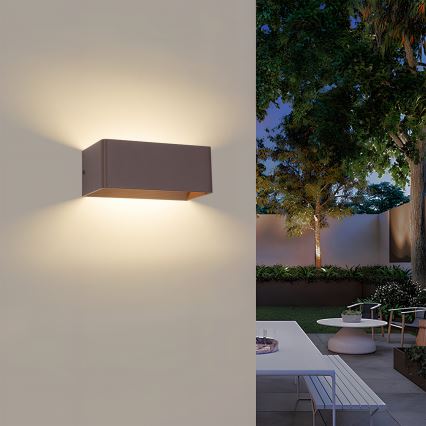 Brilagi - DONNANI välisseinavalgusti LED/7W/230V pruun IP44