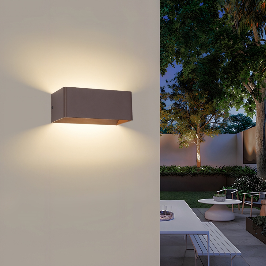 Brilagi - DONNANI välisseinavalgusti LED/7W/230V pruun IP44