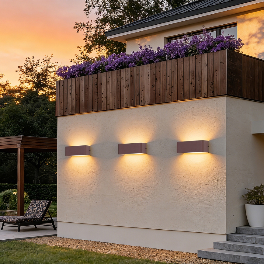 Brilagi - DONNANI välisseinavalgusti LED/7W/230V pruun IP44