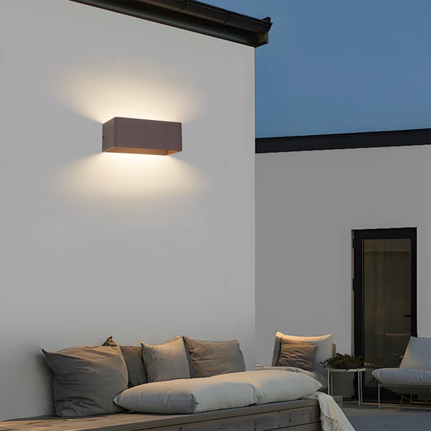 Brilagi - DONNANI välisseinavalgusti LED/7W/230V pruun IP44
