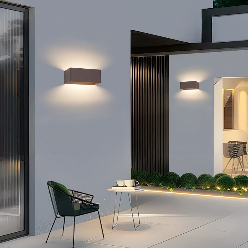 Brilagi - DONNANI välisseinavalgusti LED/7W/230V pruun IP44