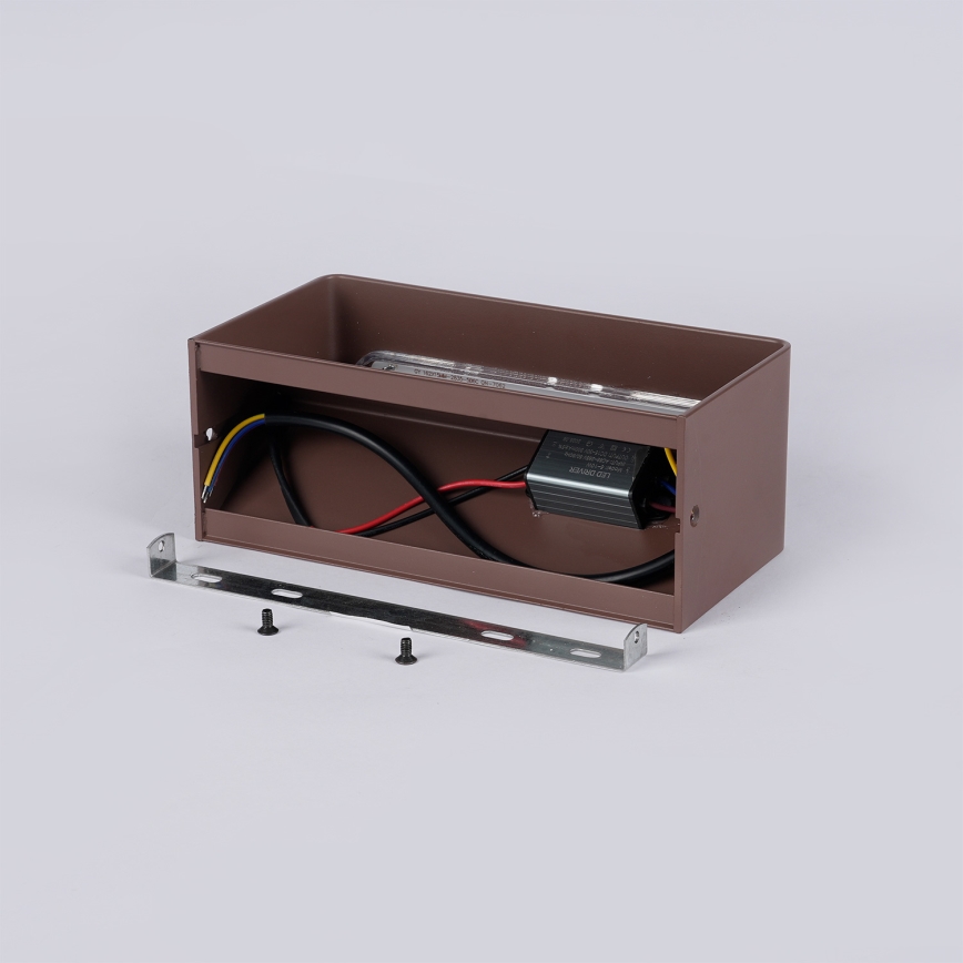 Brilagi - DONNANI välisseinavalgusti LED/7W/230V pruun IP44