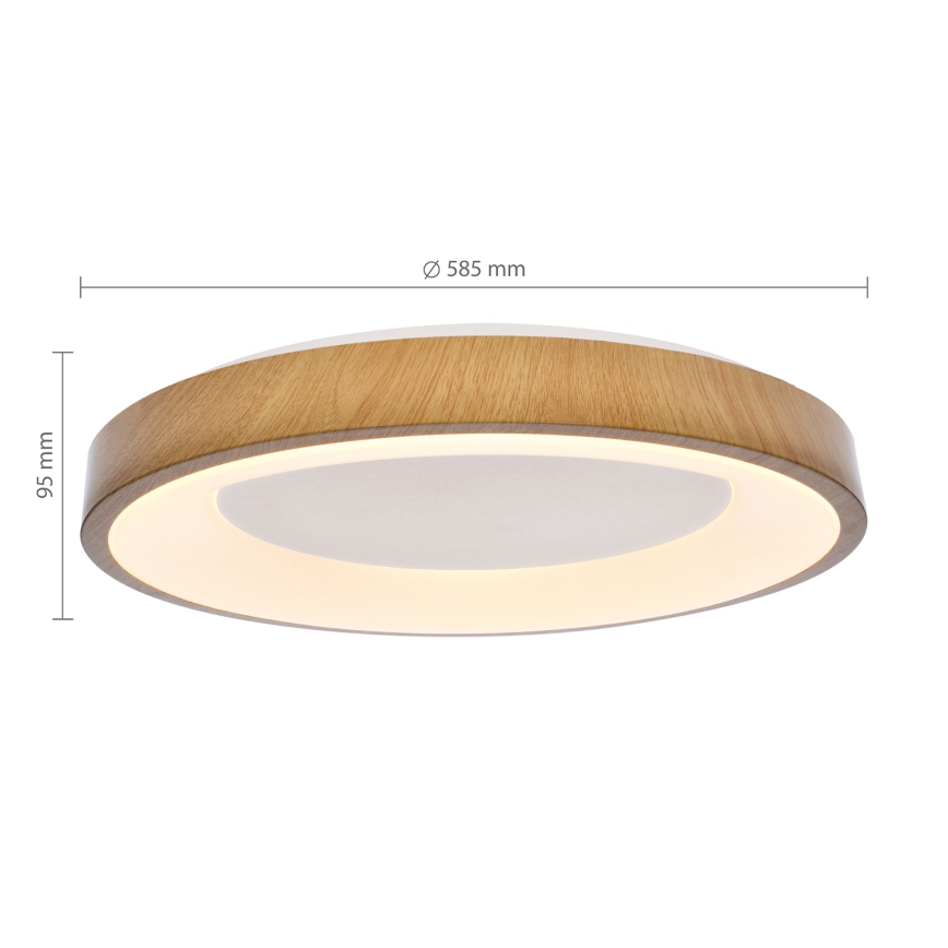 Brilagi - Hämardatav LED-laelamp DORIA LED/60W/230V 3000–6500 K Ø 60 cm + kaugjuhtimispult