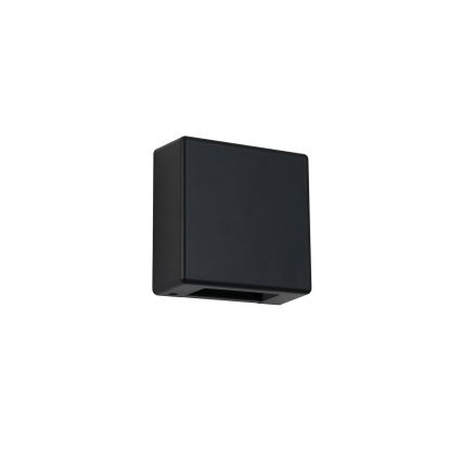 Brilagi - DOUBLERAY LED/6W/230V välisseinale mõeldud seinavalgusti, must, IP54