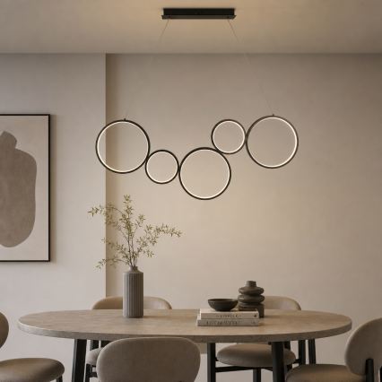 BRILAGI - ECHO LED-lühter riputuskaabliga LED/60W/230V 4000K 100 cm must