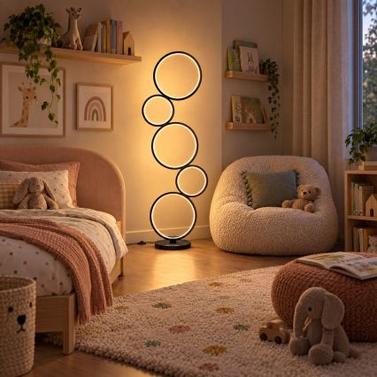 BRILAGI - ECHO LED põrandalamp, 36 W, 230 V, 4000 K, 110 cm, must