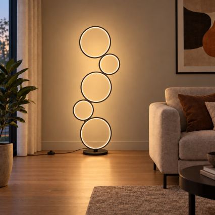 BRILAGI - ECHO LED põrandalamp, 36 W, 230 V, 4000 K, 110 cm, must