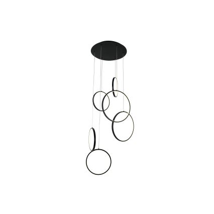 Brilagi - ECHO riputatav LED-lühter kaabliga, 80 W, 230 V, 4000 K, Ø 50 cm, must