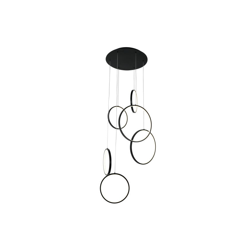 Brilagi - ECHO riputatav LED-lühter kaabliga, 80 W, 230 V, 4000 K, Ø 50 cm, must