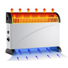 Brilagi - Elektriline kuumaõhukonvektor 750/1250/2000W termostaat