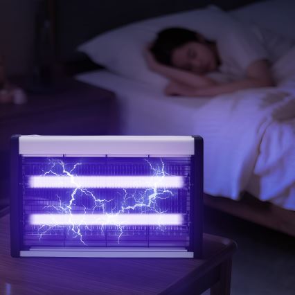 Brilagi - Elektriline putukalamp 2xUV/18W/230V 100 m2