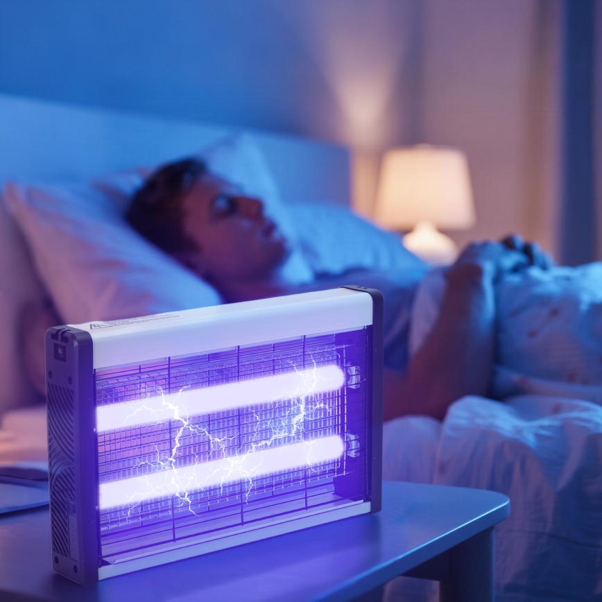 Brilagi - Elektriline putukalamp 2xUV/18W/230V 100 m2