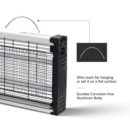 Brilagi - Elektriline putukalamp 2xUV/18W/230V 100 m2