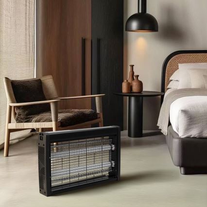 Brilagi - Elektriline putukapüüdja 2xUV/18W/230V 100 m2 must