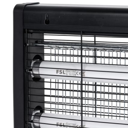 Brilagi - Elektriline putukapüüdja 2xUV/18W/230V 100 m2 must