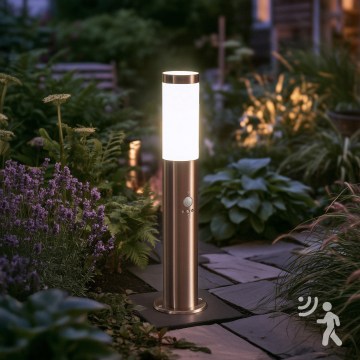 BRILAGI - ELIA välisvalgusti liikumisanduriga 1xE27/20W/230V IP44 50 cm mattkroom