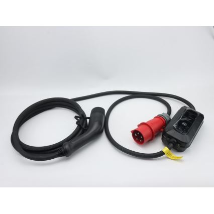 Brilagi - EV reisi laadimisjaam elektriautodele FAST AC Tüüp 2 16A/380V 11kW + pistik 230V, 3,7kW 5m + ümbris