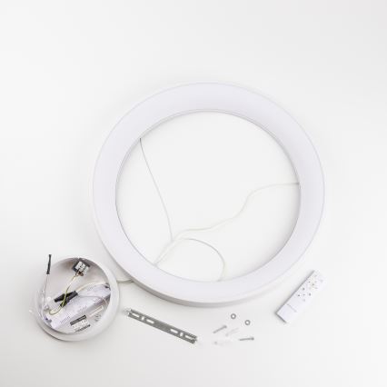 Brilagi - FALCON II hämardatav LED-rippvalgusti kaablile, 99W, 230V, 3000-6500K, läbimõõt 60 cm, valge + kaugjuhtimispult