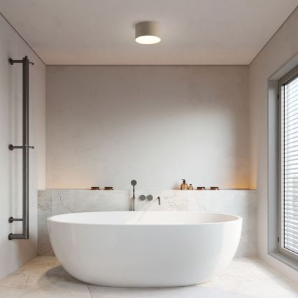 Brilagi - LED-vannitoa laelamp FORIS LED/9W/230V läbimõõt 9 cm beež IP44 CRI 90