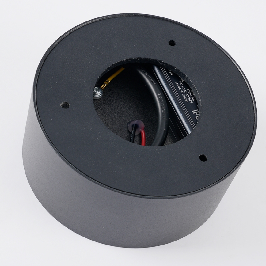 Brilagi - LED-vannitoa laelamp FORIS LED/14W/230V Ø 12 cm antratsiit IP44