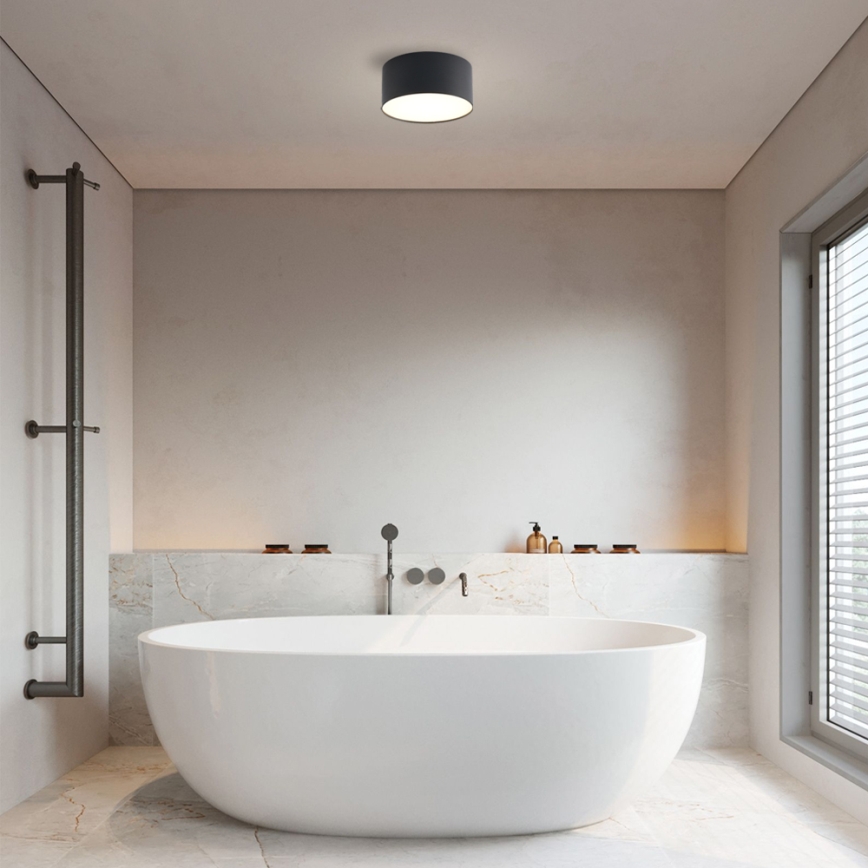 Brilagi - LED vannitoa laelamp FORIS LED/14W/230V, läbimõõt 12 cm, must, IP44