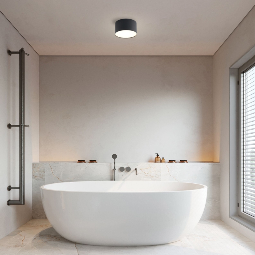 Brilagi - FORIS LED vannitoa laevalgusti LED/9W/230V Ø 9 cm must IP44