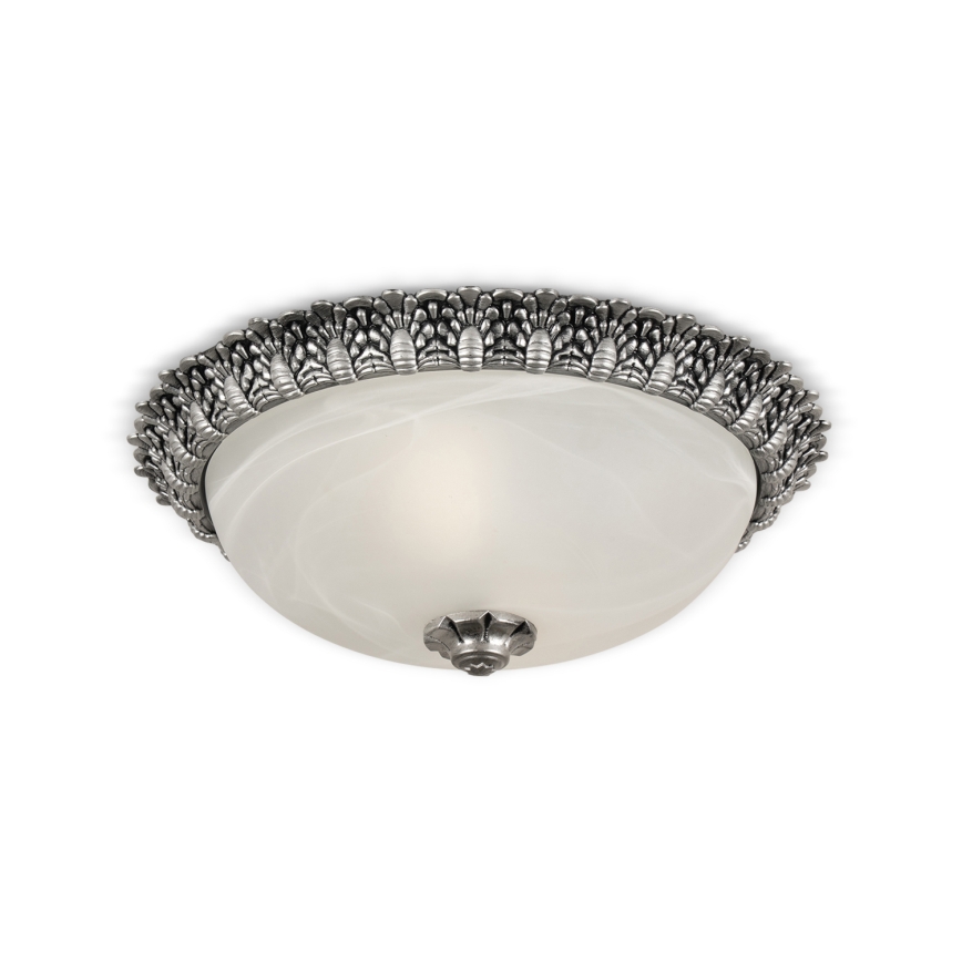 BRILAGI - FRESCO laelamp 2xE27/40W/230V läbimõõt 30 cm hõbedane