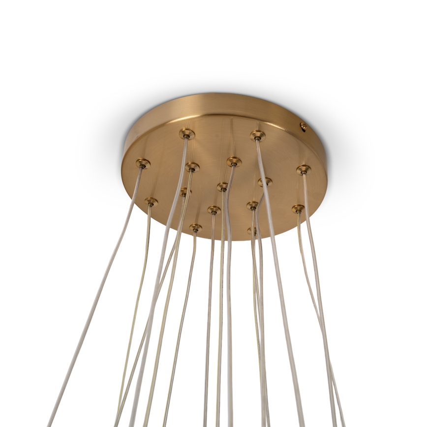 Brilagi - GLOBE kaabliga lühter 15xE14/15W/230V valge