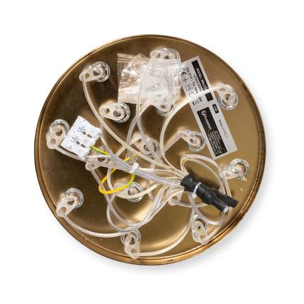 Brilagi - GLOBE kaabliga lühter 15xE14/15W/230V valge
