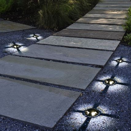 Brilagi - GROUNDRAY LED välisvalgusti sõidutee jaoks 1W/230V, must, IP67
