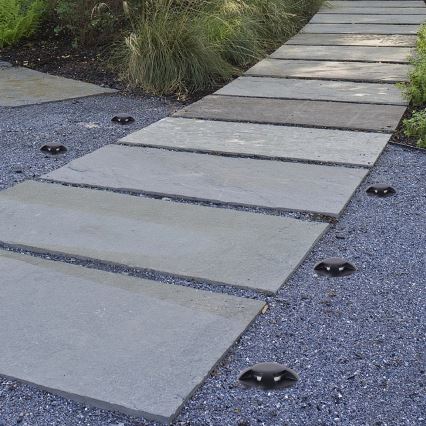 Brilagi - GROUNDRAY LED välisvalgusti sõidutee jaoks 1W/230V, must, IP67