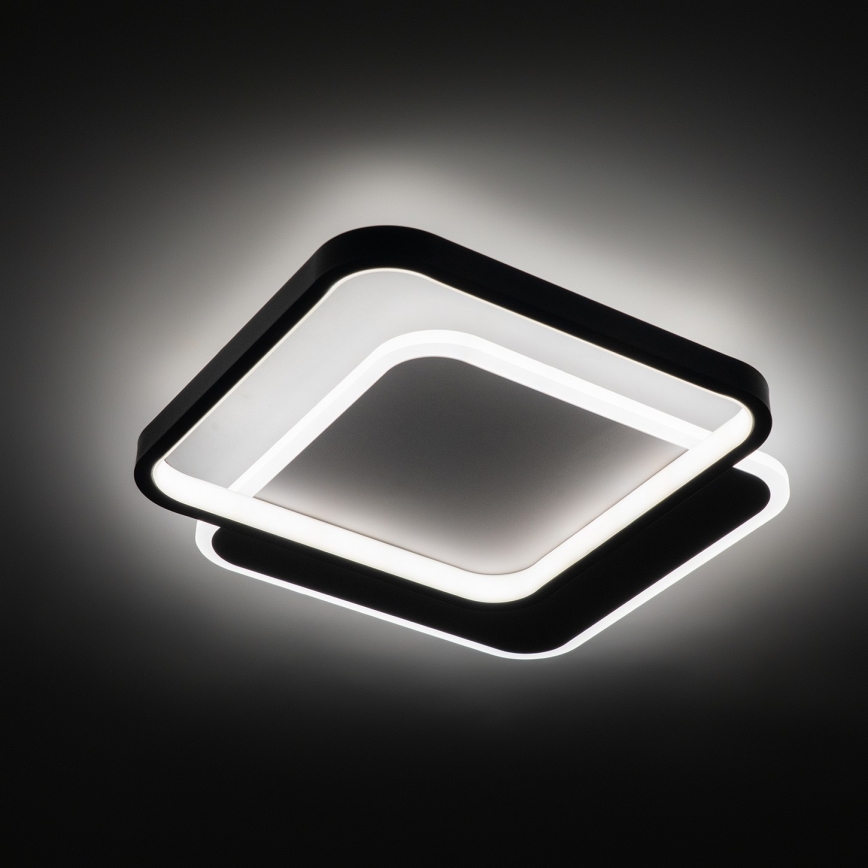 Brilagi - LED-hämardatav laevalgusti FLARE LED/43W/230V 3000-6000K 39,5x45 cm valge/must + kaugjuhtimispult