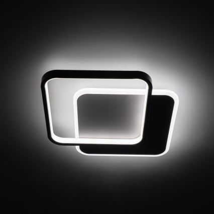 Brilagi - LED-hämardatav laevalgusti FLARE LED/43W/230V 3000-6000K 39,5x45 cm valge/must + kaugjuhtimispult
