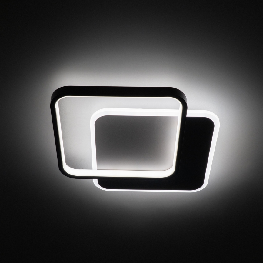 Brilagi - LED-hämardatav laevalgusti FLARE LED/43W/230V 3000-6000K 39,5x45 cm valge/must + kaugjuhtimispult