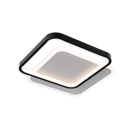 Brilagi - LED-hämardatav laevalgusti FLARE LED/43W/230V 3000-6000K 39,5x45 cm valge/must + kaugjuhtimispult