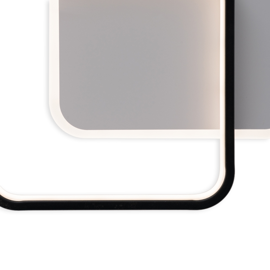 Brilagi - LED-hämardatav laevalgusti FLARE LED/43W/230V 3000-6000K 39,5x45 cm valge/must + kaugjuhtimispult