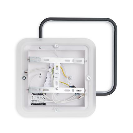 Brilagi - LED-hämardatav laevalgusti FLARE LED/43W/230V 3000-6000K 39,5x45 cm valge/must + kaugjuhtimispult